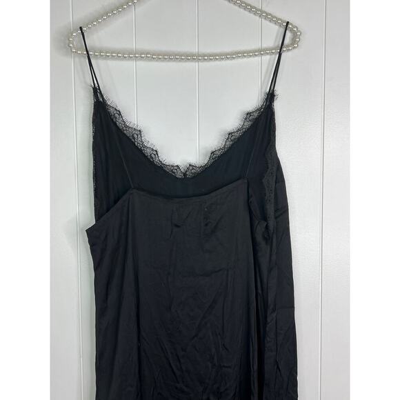 One Teaspoon Delirious Slip Dress in Black with Tie Dry Hem NWT Size XL - Picture 7 of 10